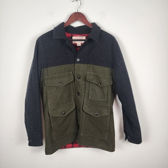 Filson Other - Filson Seattle Mackinaw Cruiser Flannel Lined RARE Winter Coat Jacket Mens Small